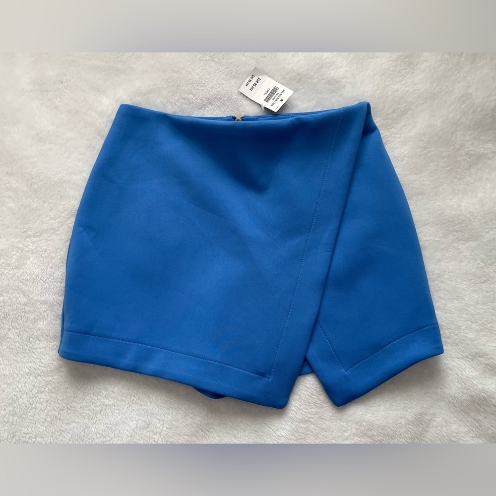 NWT Hollister Neoprene Blue Women's Skort XS